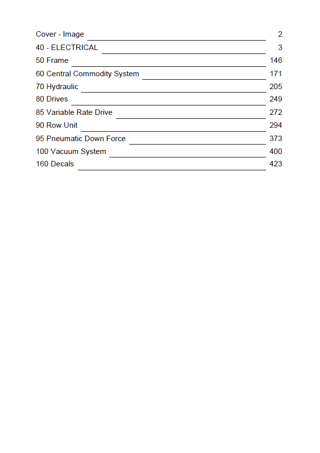 PC12234 John Deere 1725 CCS Planter Parts Manual PDF Download
