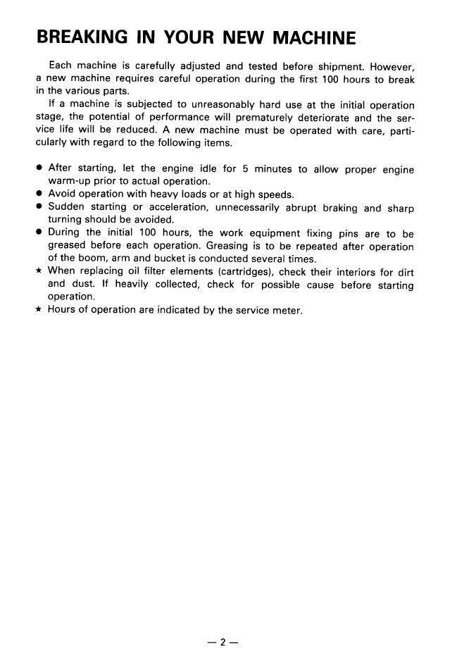 PC60-6 PC60L-6 PC90-1 Excavator Manual SEAM02010602 PDF