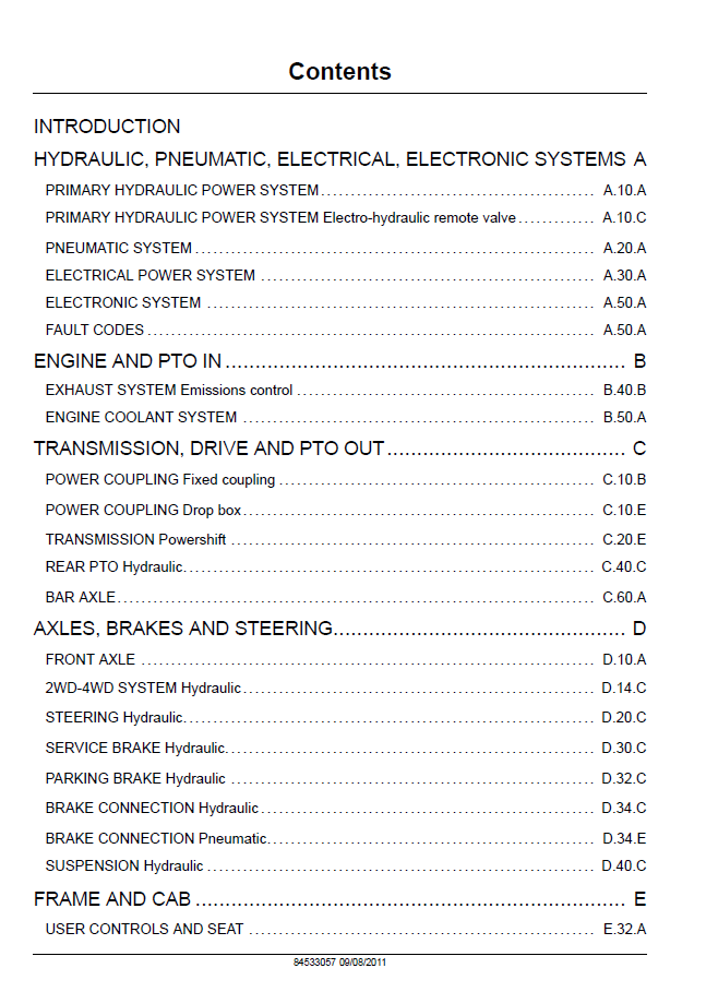 PDF Service Manual for New Holland T8 Series Tractors 84533057