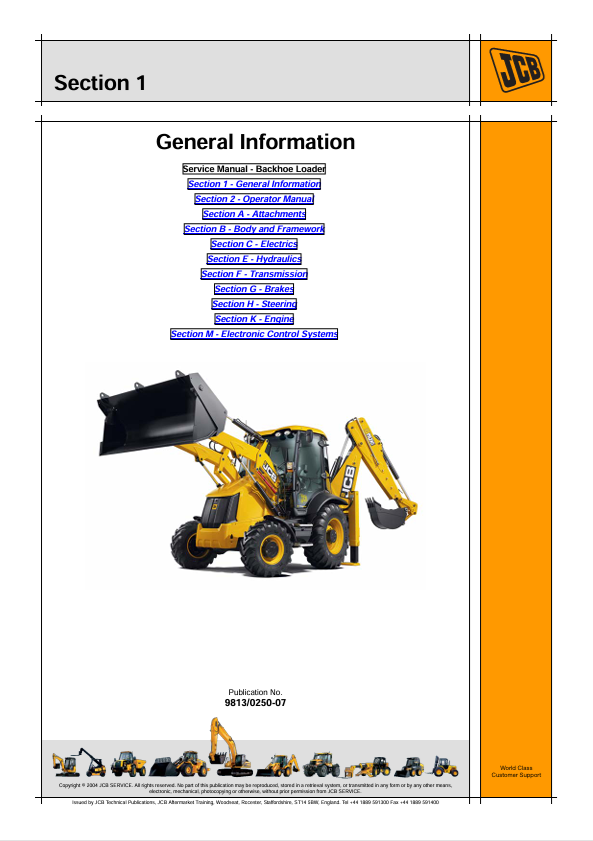 Professional JCB Backhoe Loader Service and Repair
