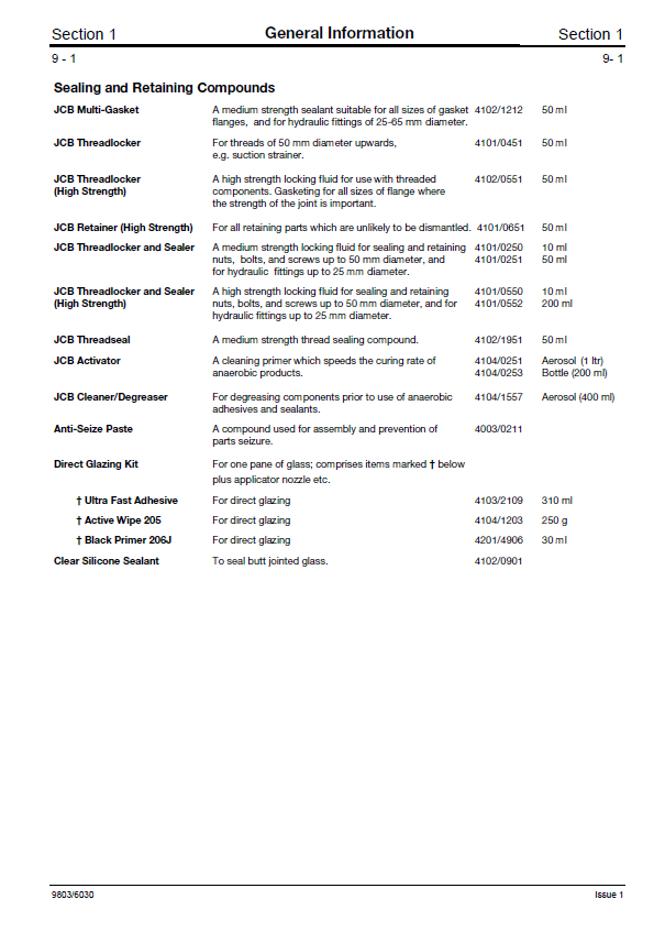 Reliable JCB JZ 70 Servicing & Genuine Replacement Parts