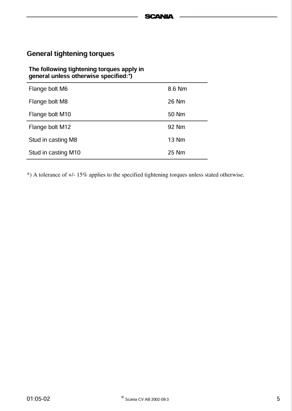 Scania Industrial and Marine Engine – 16-Litre Service Guide