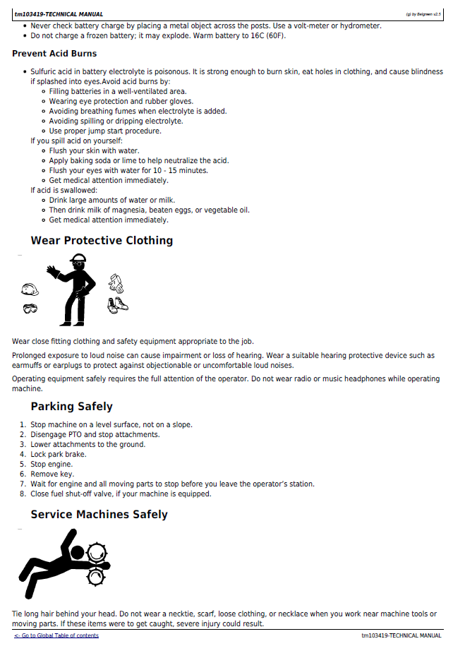TM103419 Diagnostic & Repair Technical Manual for John Deere LA Lawn Tractors PDF Download
