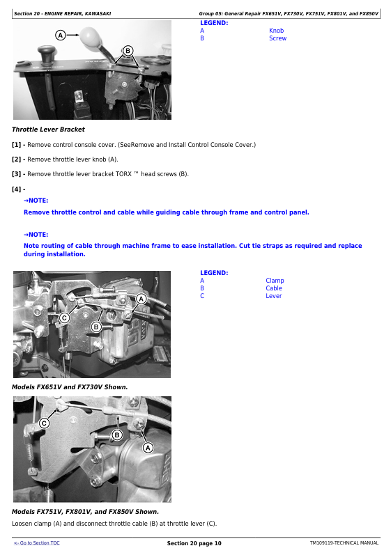 TM109119 John Deere Z910A-Z970A ZTrak Mower Workshop Manual