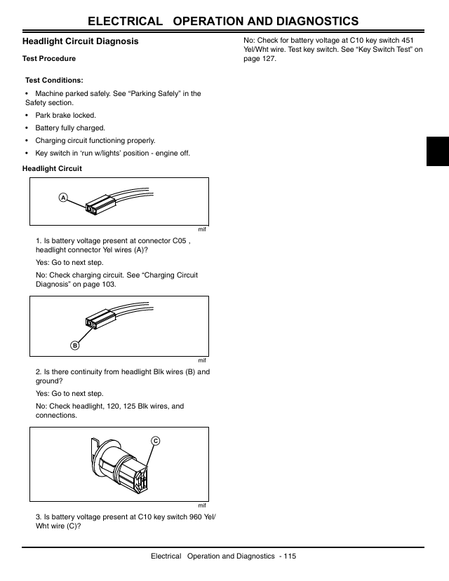 TM109219 John Deere X130R Tractor Maintenance Manual