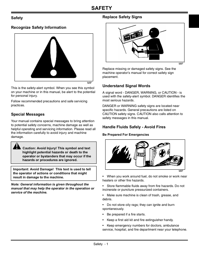 TM109519 John Deere Momentum Walk-Behind Mower Workshop Manual PDF
