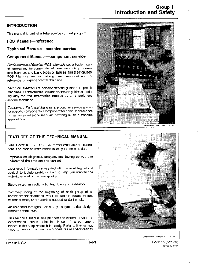 TM1115 John Deere Crawler Bulldozer and Loader Repair Manual