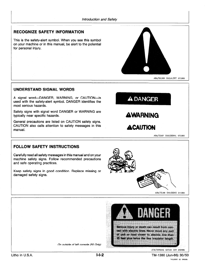 TM1380 John Deere 30 and 50 Excavator Diagnostic and Technical Guide