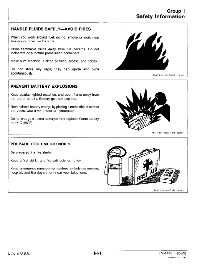 TM1445 John Deere 595D Excavator Diagnostic and Repair Guide