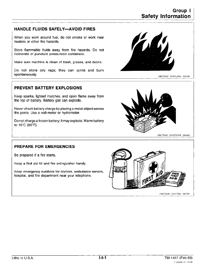 TM1457 John Deere 495D Excavator Diagnostic and Repair Guide