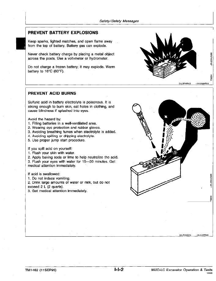 TM1462 Workshop Manual for John Deere 992D-LC Excavator Repair & Testing