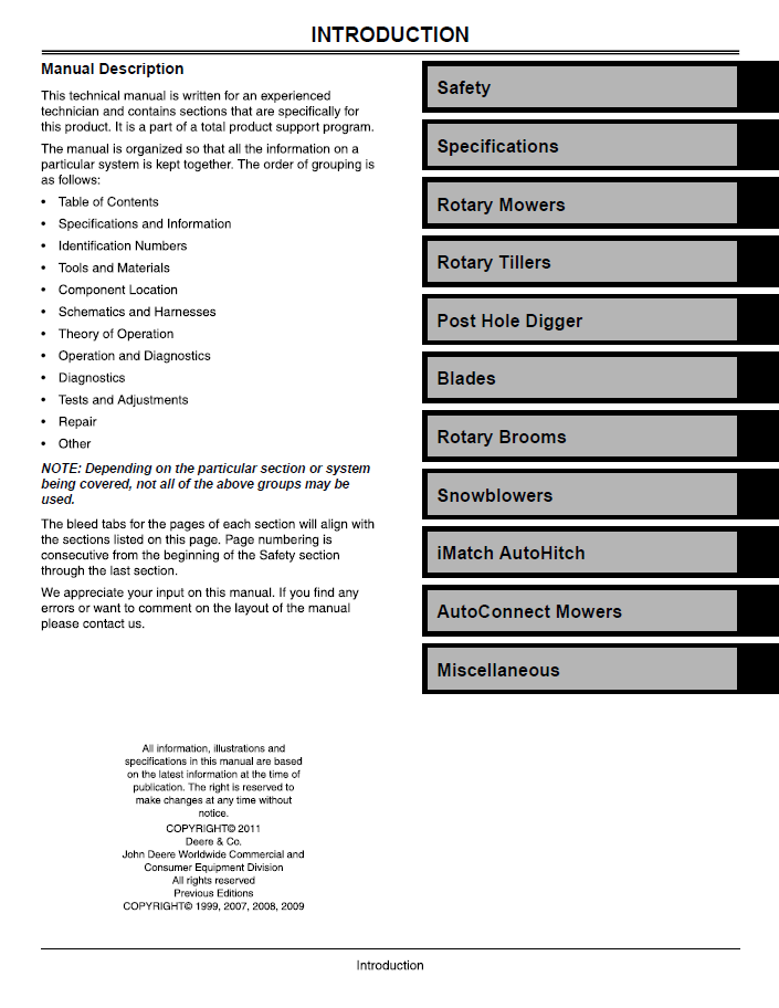 TM1763 John Deere AutoConnect OnRamp Mower Technical Repair Manual
