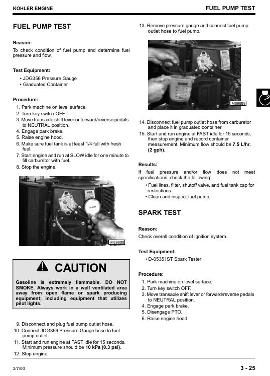 TM1841 John Deere 1948GV HV 2148HV 2354HV 2554HV Repair Manual