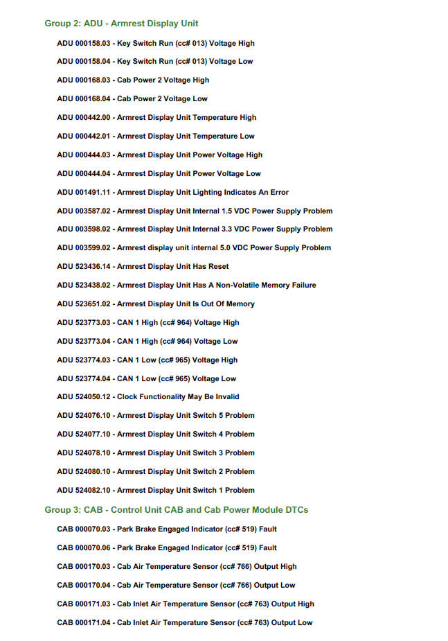 TM402119 John Deere Combine Diagnostic Repair Service Guide