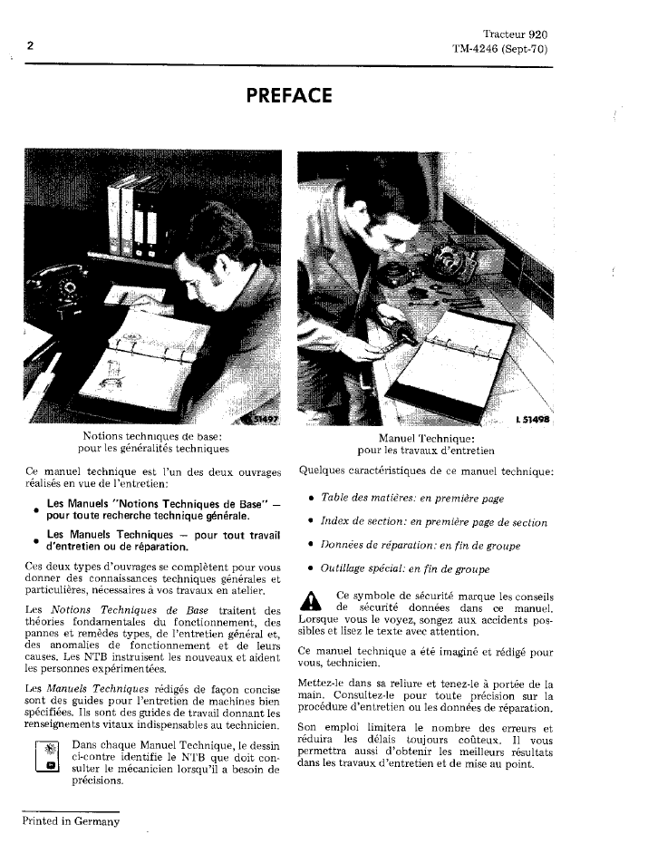 TM4246 John Deere 920 Tractor Repair and Diagnostic Guide
