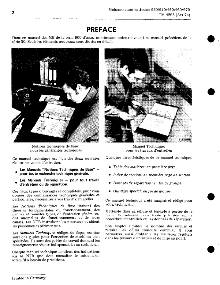 TM4295 Technical Manual for John Deere Combine Harvester Maintenance