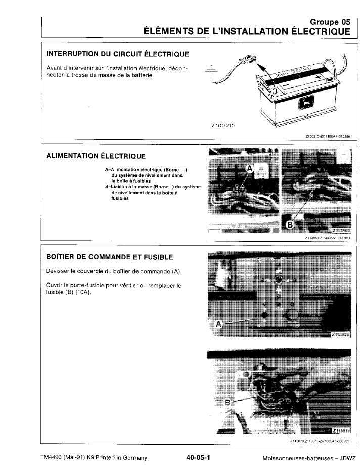 TM4496 Technical Guide for John Deere 1177SI Combine Harvester Repair