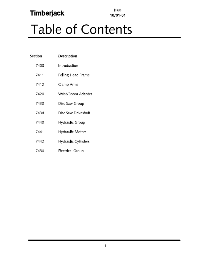 TMF382270 John Deere Felling Head Repair & Technical Service Manual