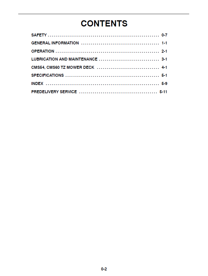 TZ18DA TZ22DA TZ25DA Tractor Operator Manual 87544689 PDF