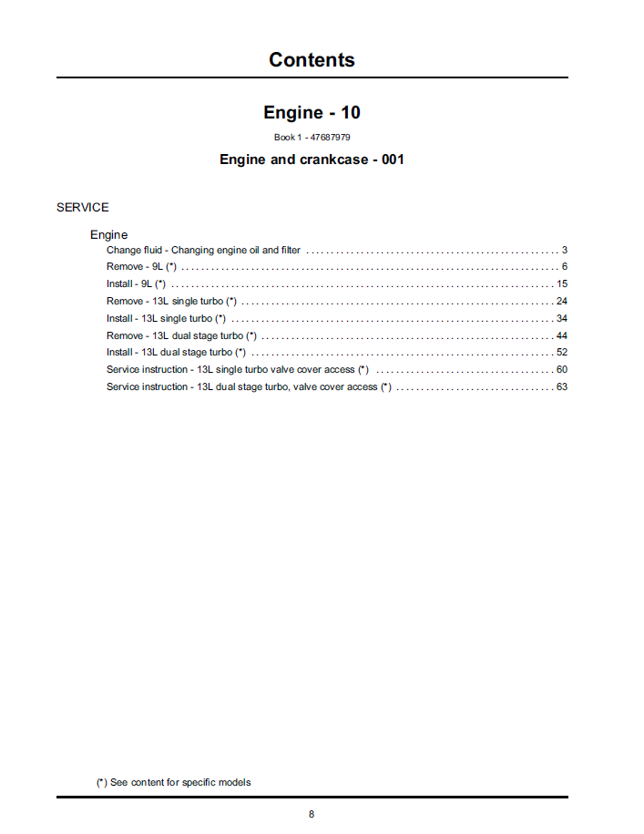 Tier 4B New Holland T9 Tractor Workshop & Repair Manual 47687991