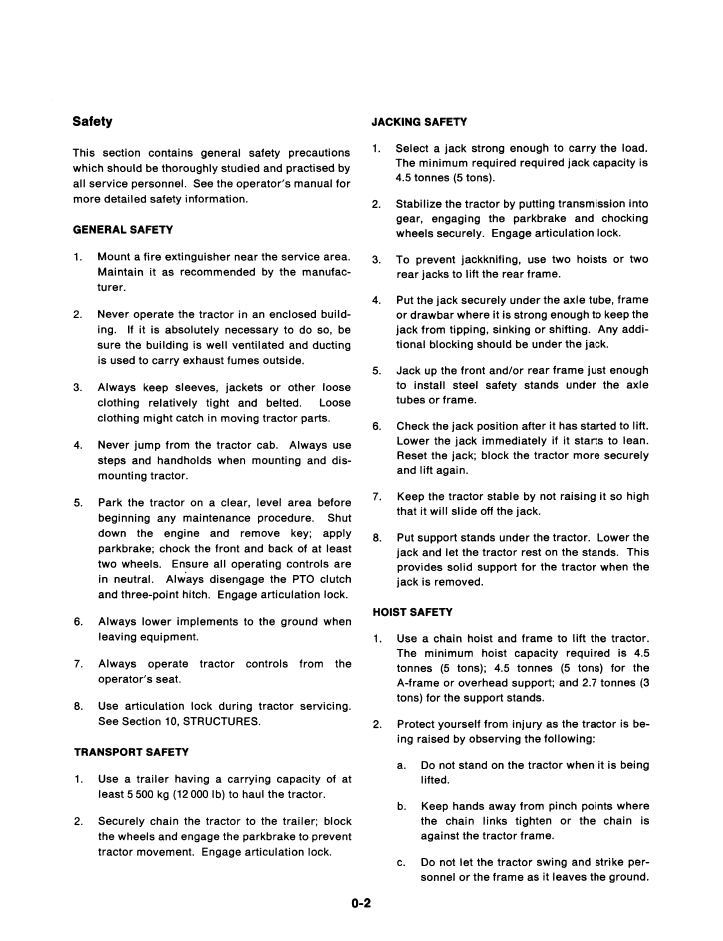 Versatile 256 276 276 II Bidirectional Tractor Repair Manual 40025631