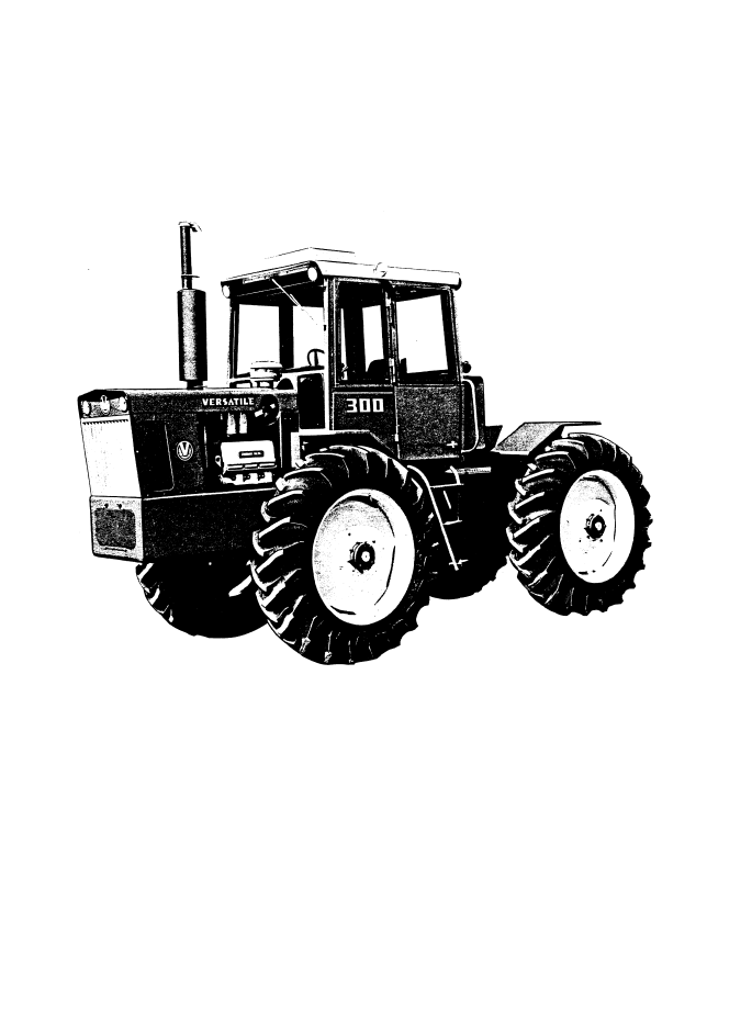 Versatile 300 4WD Tractor Operation Manual PDF 42030011