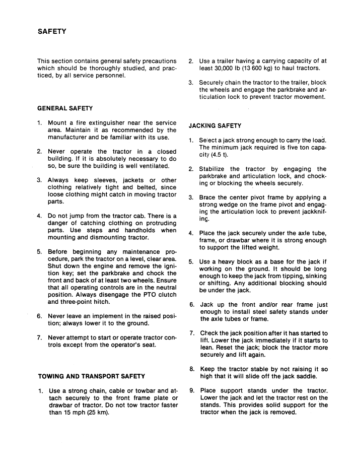 Versatile 500 Tractor Repair & Maintenance Manual 40050010 PDF