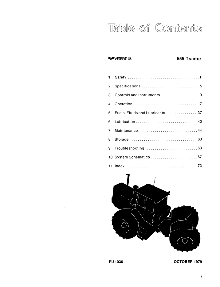 Versatile 555 Tractor Operator Manual New Holland 42055501