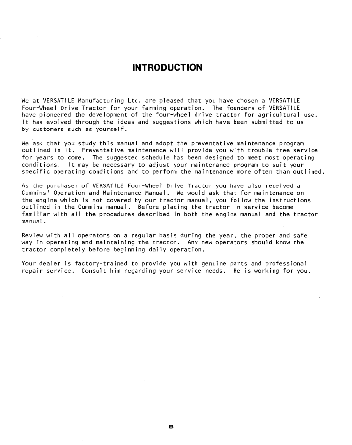 Versatile 825 Tractor Manual PDF 42082510