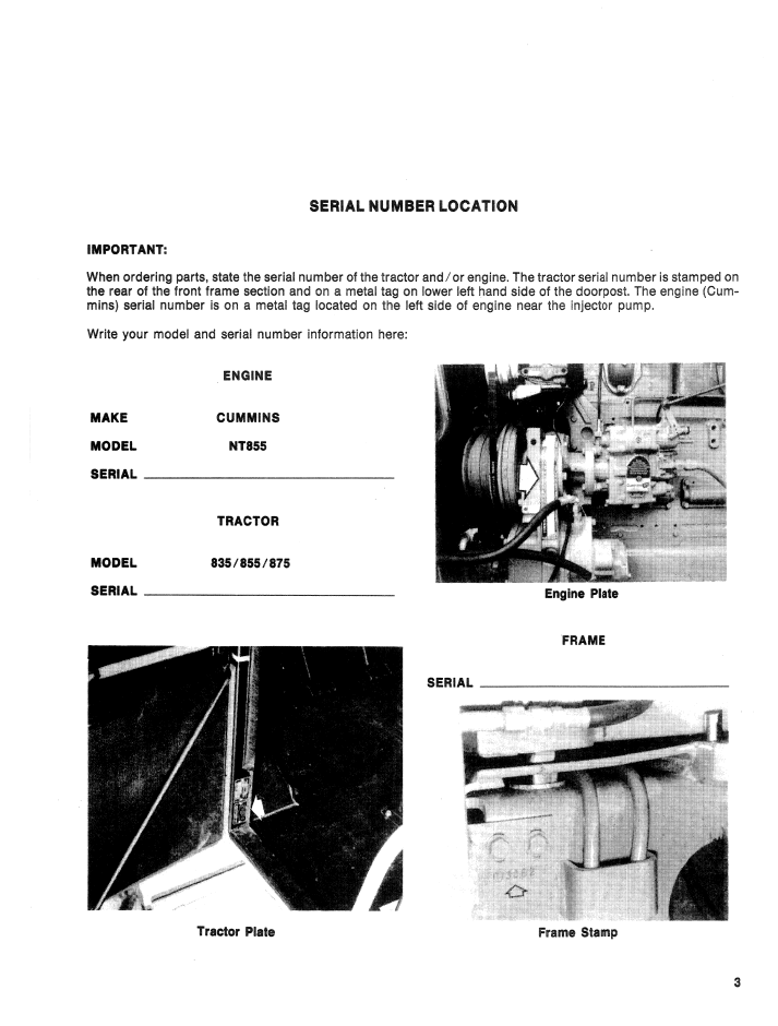 Versatile 835 855 875 Tractor Manual PDF 42083530