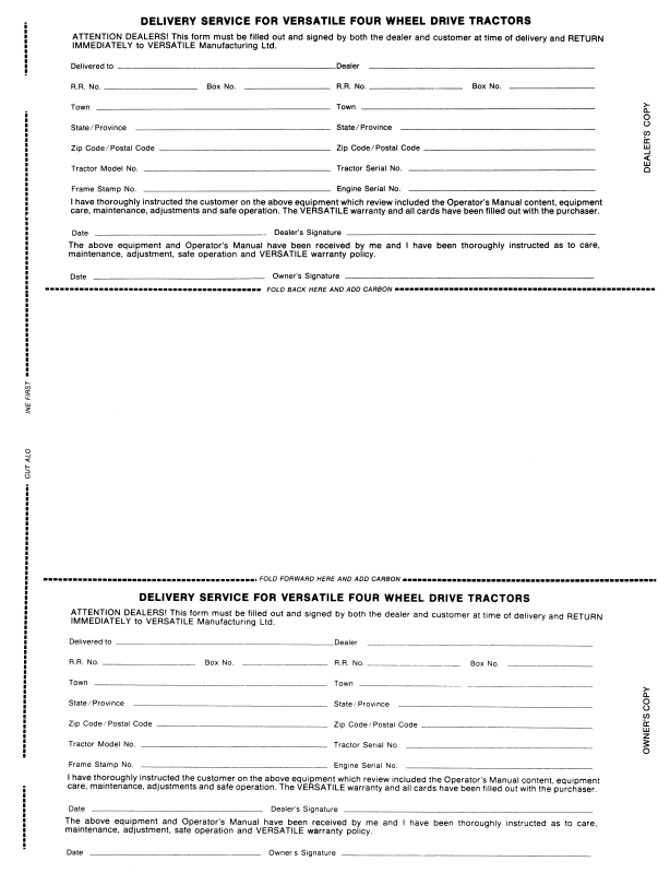 Versatile 935 Constant Power Tractor Manual 42093510 PDF