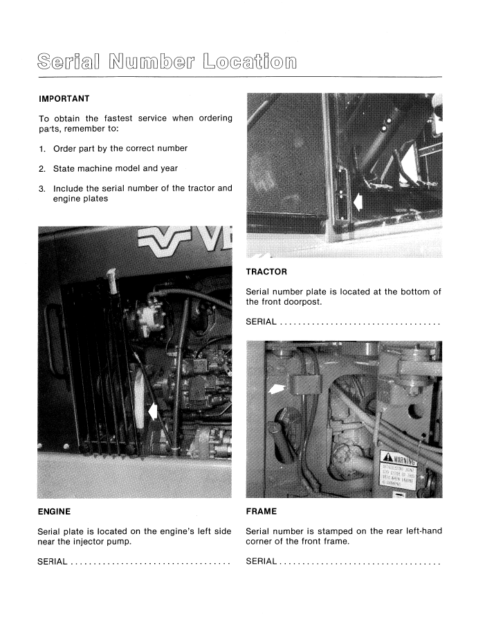 Versatile 955 Powershift Tractor Manual 42095511 PDF