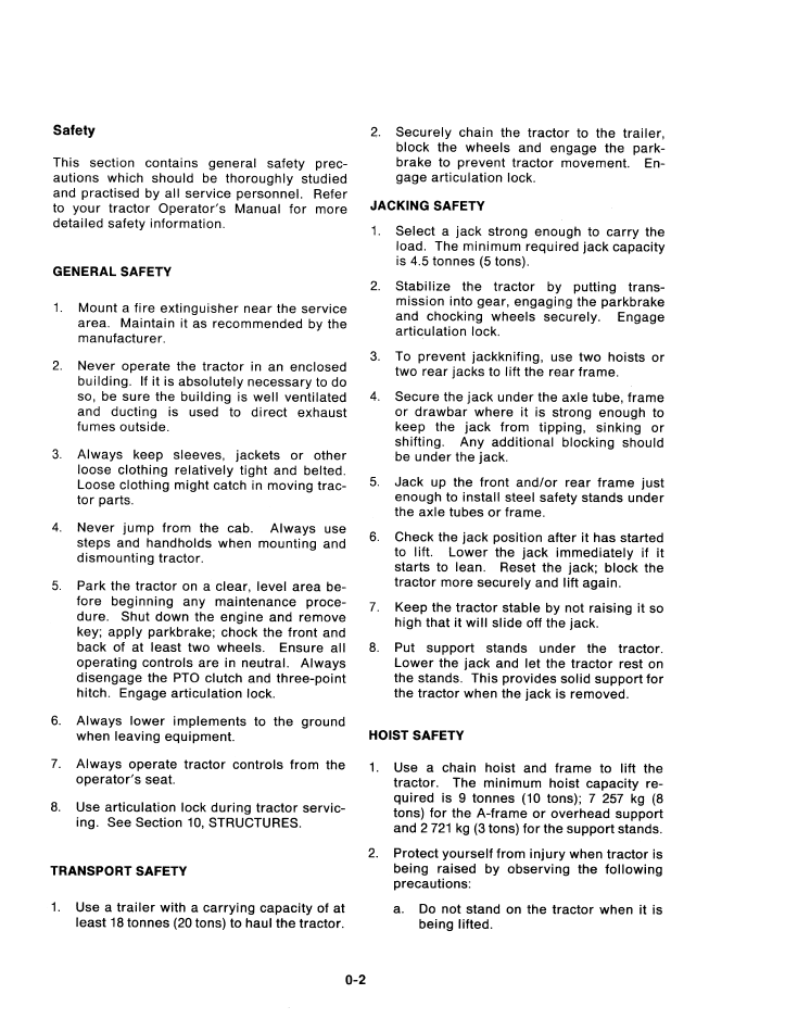 Versatile Designation 6 Tractor Repair & Maintenance Manual 40075691