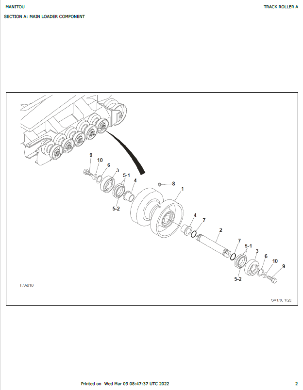 View or Download Mustang MTL325 Parts Manual PDF 917302
