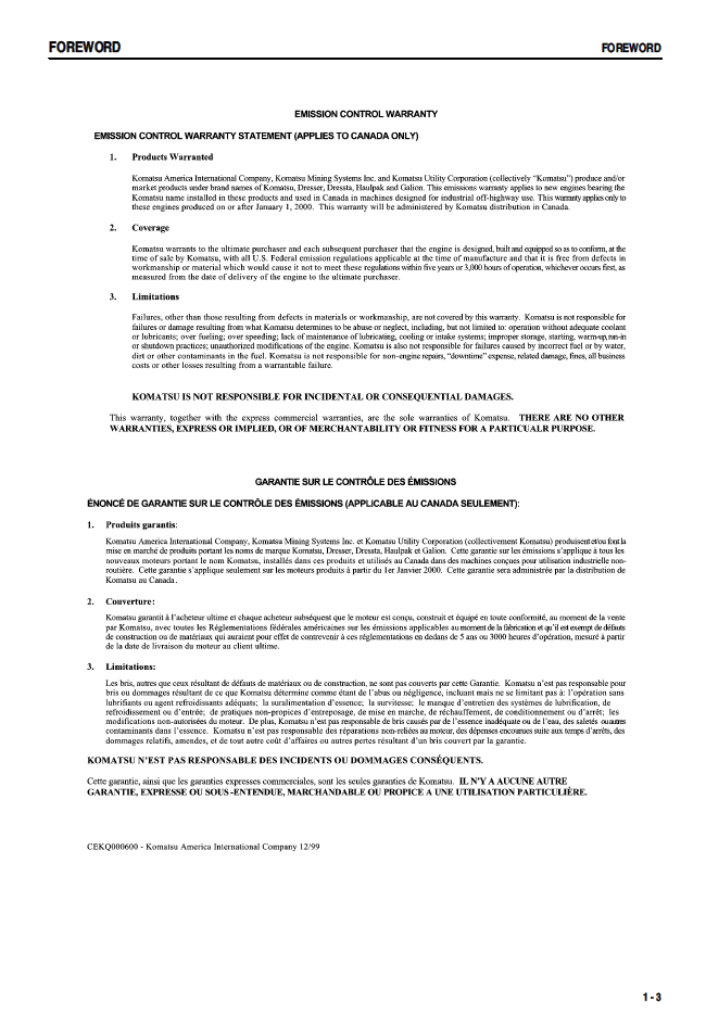 WA250L-5 Wheel Loader Operation Manual SEAM056900T PDF