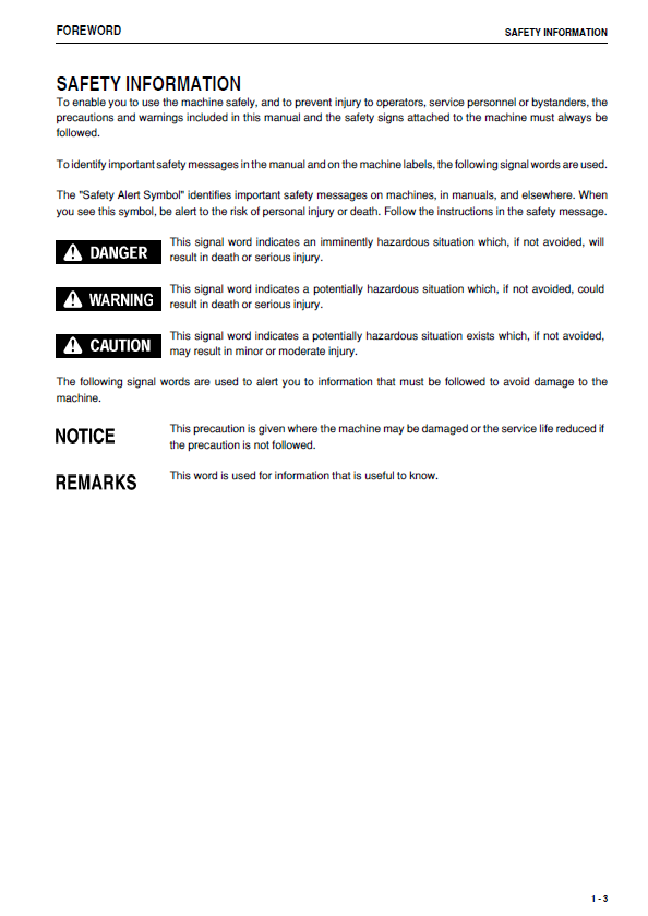 WA250PZ-6 Wheel Loader Operation & Maintenance Manual PDF