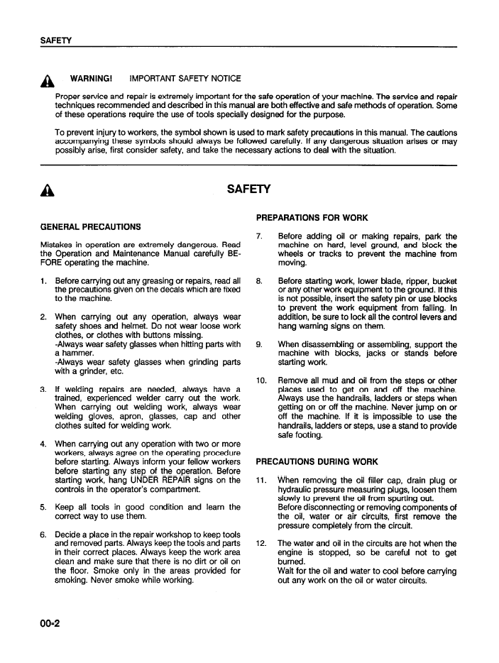 WA420-1LC Wheel Loader Shop Manual CEBDW24020 PDF
