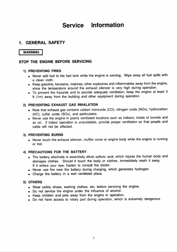 Yanmar L40AE, L48AE & L60AE Diesel Engine Repair Manual PDF